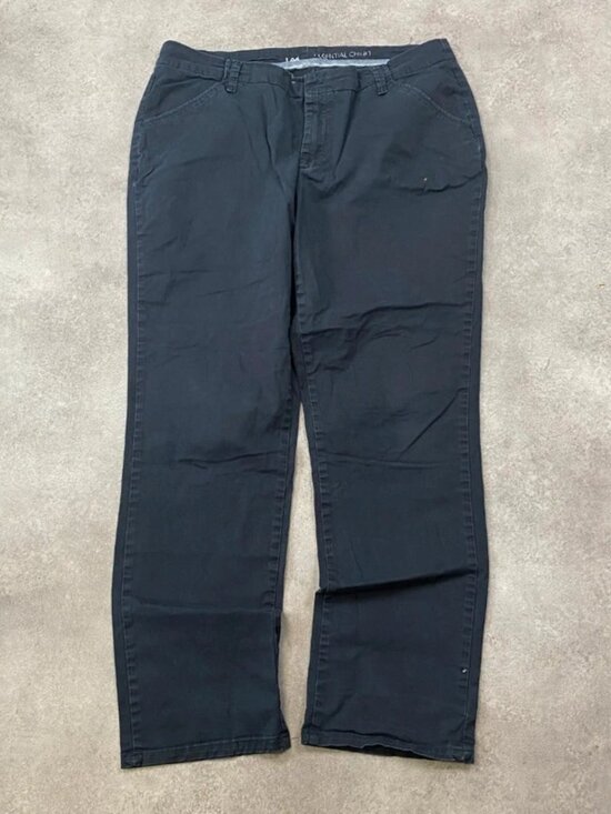 Pants - Lee Straight Leg Chinos M - Black